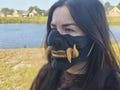 2 Options Half Oni Mask 3D Printed Cosplay Horror Mask Wearable Face Mask Oni Mask For Japanese Lover Halloween Mask Gift For Him Scary