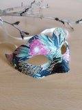 Colorful Venetian mask for masquerade ball floral face covering for women fancy accessory for party Italian gift for her