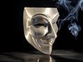 3D printed Anonymous Face mask Silver Halloween mask cosplay mask Hacker mask Privacy mask Protest mask Handcrafted mask.